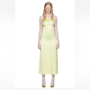 Kimela Long Dress in Light Yellow